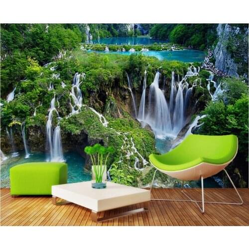 3d wallpaper custom mural photo National Park Waterfall picture room decoration painting 3d wall murals wall paper for walls 3 d