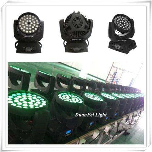 4pcs/lot 36x15W rgbwa led moving head wash stage dj lyre led zoom moving head wash dmx