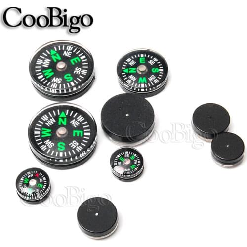 5pcs Portable Mini Compass Button Survival Guide Handheld Design North Navigation Tools Outdoor Camping Hiking Equipment