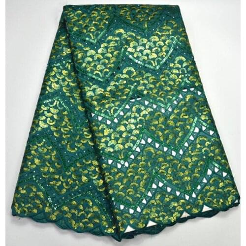 African Lace Fabric With Sequins 5yards African Tull Lace With Rhinestones 2017 High Quality African Organza Lace Fabric HS0-3
