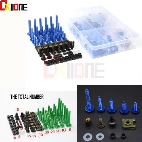 Motorcycle Accessories aluminum Fairing Bolts For Yamaha R1 R3 R6 FZ1 FZ6 MT07 MT09 SECALL Honda Suzuki /Kawasaki