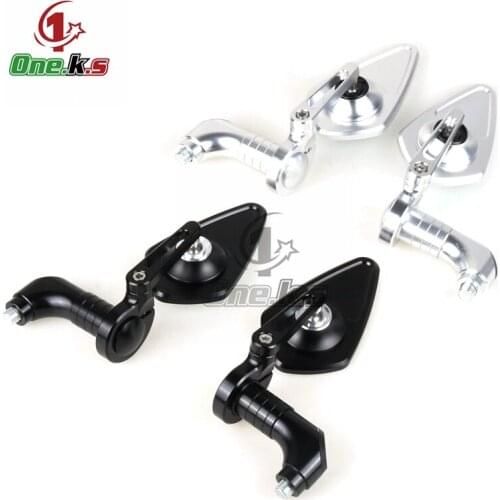 Motorcycle CNC Aluminum Rear View Mirrors For YAMAHA NVX 155 SMAX 155 250 BWS 125 mirror large field of view