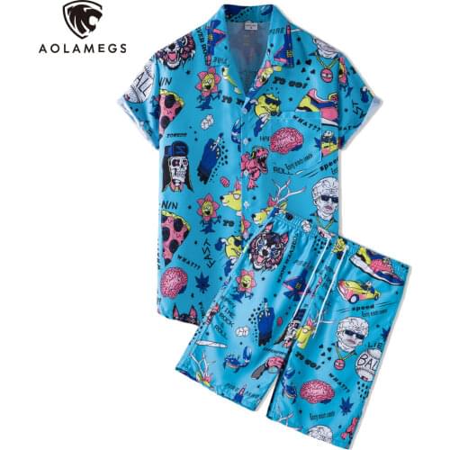 Aolamegs Mens Summer Tracksuits