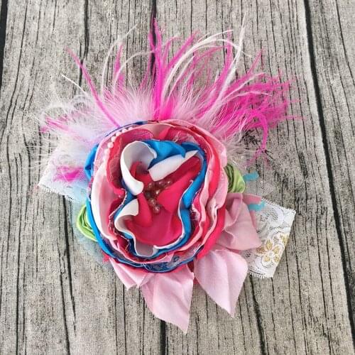 Free Shipping Flower Girl Headband Kids Hair Accessories Photo Prop