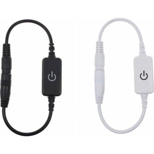 BSOD Touch LED Dimmer DC 12V-24V 4A Touch Switch Controller For LED Lighting Black White