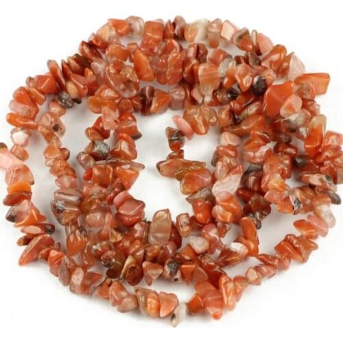 YHBZRET Natural Stone Beads Flowers carnelian Irregular Gravel Chip Bead For Jewelry Making 86cm Fashion Diy necklace Bracelet