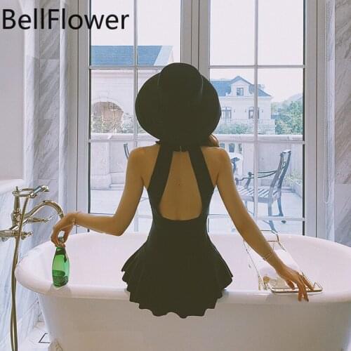 Black Swimsuit One Piece Women Summer Swim Solid Beach Party Backless Sexy Girl Bathing Suit Monokini Plus Size Swimwear