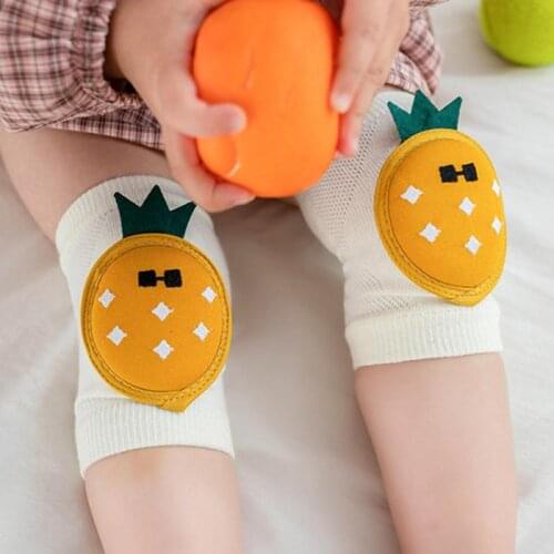 Summer Childrens Elbow Knee Pads Baby Toddler Crawling Protection Anti-falling Non-slip Safety Leg Warmers Thick Breathable