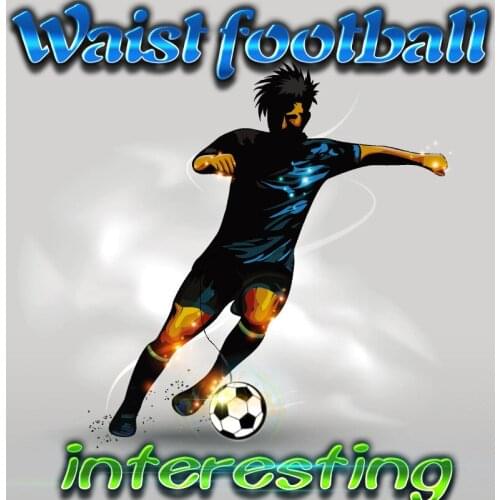 Children Football Train Aid Kick Practice Self Trainer Equipment Waist Belt Returner Team Sports Soccer Waist Training Football