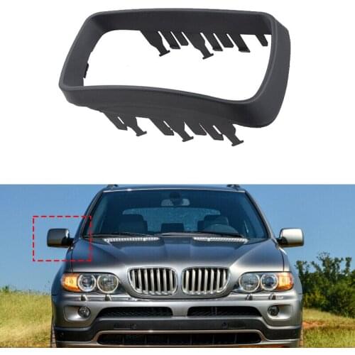 For -BMW E53 X5 2000 2001 2002 2003 2004 2005 2006 Passenger Right Side Mirror Cover Cap Trim Ring Frame 51168254904