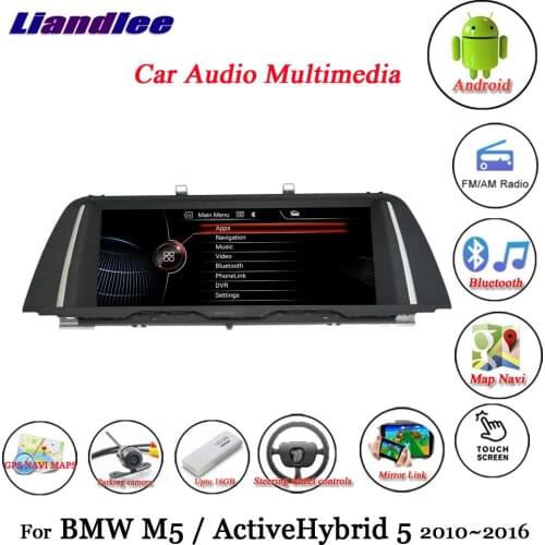 For BMW M5/ActiveHybrid 5 2010-2016 Android 10.0 Player Multimedia System Carplay Androidauto GPS Navigation HD Screen