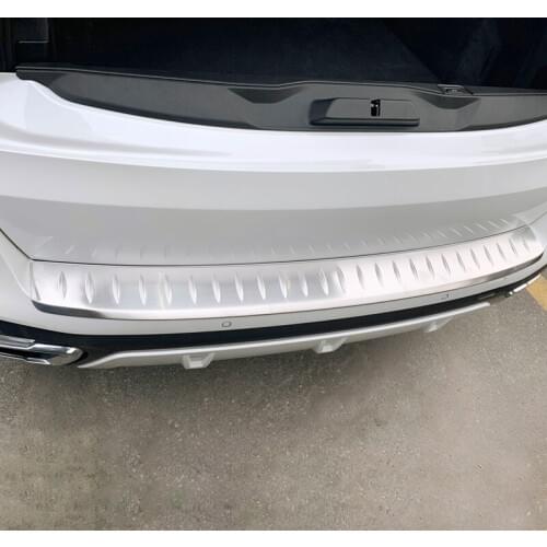 For BMW X5 G05 2019 2020 Stainless Steel Outer Rear Bumper Protector Guard Plate Cover Trim Car Styling Accessories