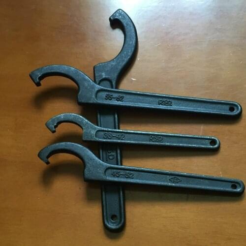 Free shipping for 38-42 Adiuetable wrench, hook spanner motorcycle repair tools, motorcycle tool