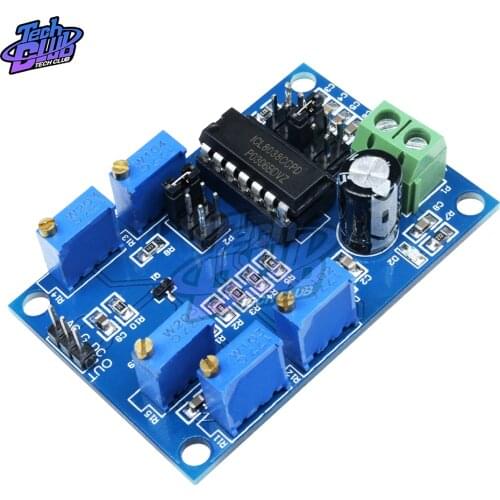 10Hz-450KHz ICL8038 Signal Generator Medium/Low Frequency Triangular/Rectangular/Sine Wave Generator Module 12V to 15V