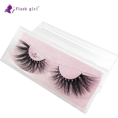 Flash Girl Hot Sale 5D Mink Eyelashes FG67 Cruelty Free Natural Wispy Eye Lashes Extension Thick Handmade Fake Eyelash