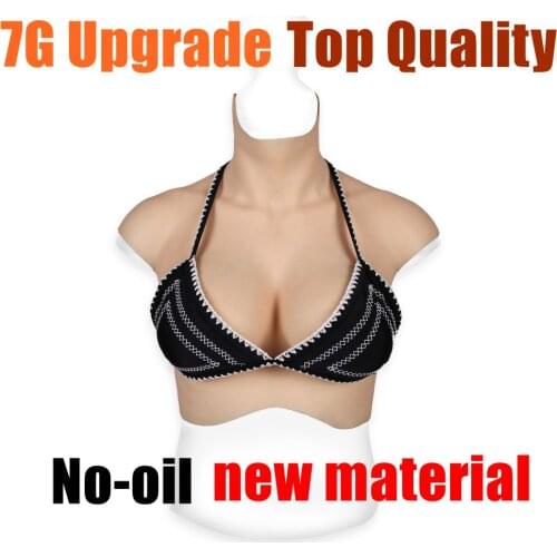 7G New Upgrade Top Quality Fake Artificial Boob Realistic Silicone Breast Forms Crossdresser Shemale Transgender Drag Queen