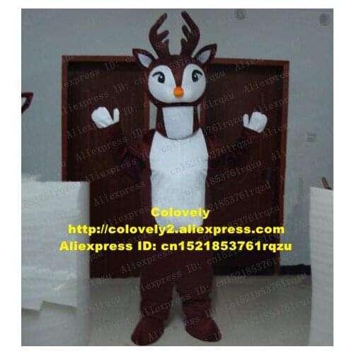 Deer Reindeer Moose Elk Wapiti Caribou Alces Mascot Costume Adult Character Theatrical Performance Nursery School zz5165