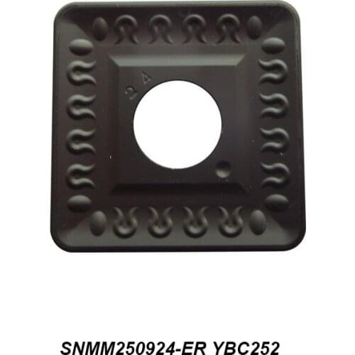 Original SNMM 250724 250924 250932 SNMM250724-ER SNMM250924-ER SNMM250932-ER YBC252 Processing Steel CNC Carbide Inserts 10 Pcs