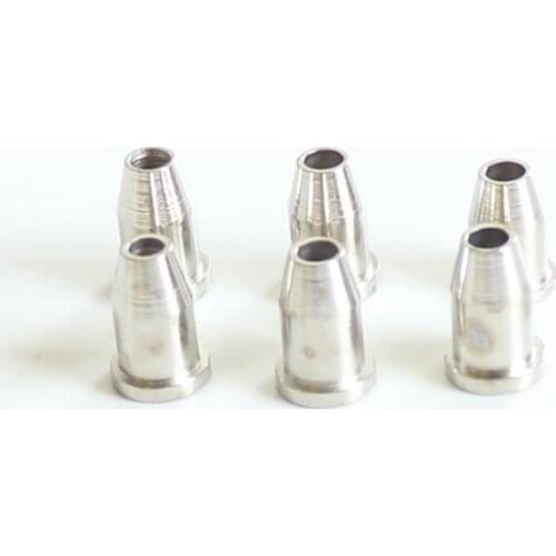 Sell Free Shipping 6pcs/set guitar String ferrules chrome color tl guitar string mounting ferrules
