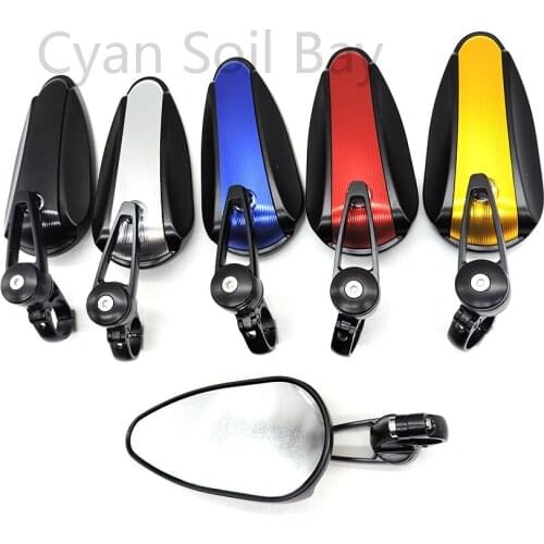 Universal Motorcycle Handlebar End Rearview Mirrors For YAMAHA YZF R1 R3 R6 R25 MT07 MT09 FZ07 FZ09 YBR 125 KAWASAKI Z800 Z1000