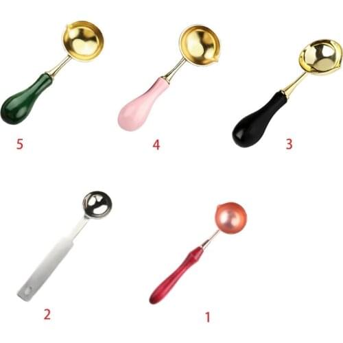 Vintage Wax Spoon Seal Stamp Beads for Envelope Wedding Melting Dissolve Sealing