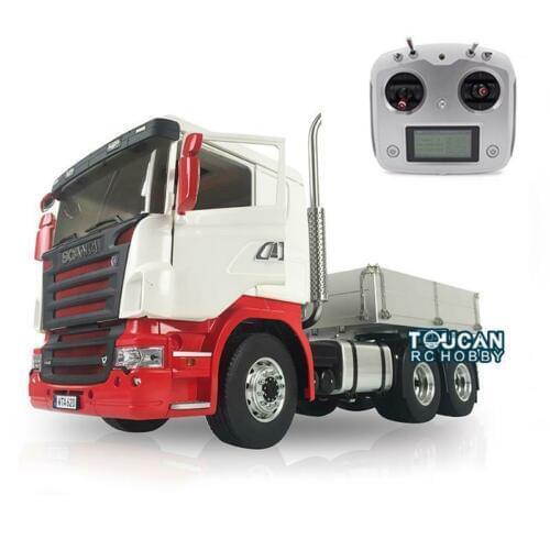 1/14 LESU RC Scan 6*6 Metal Chassis Car Hopper Painted Hercul Cabin Radio THZH0607-SMT2