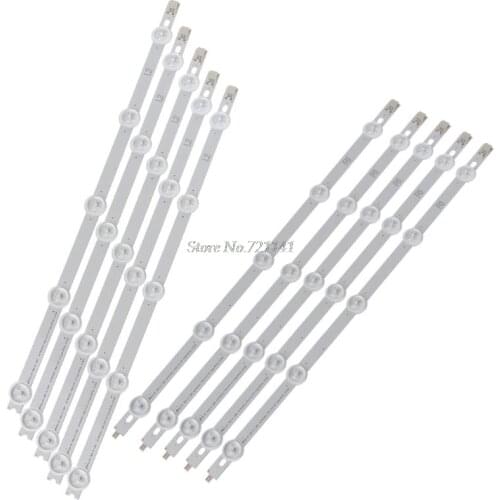 10pcs/set LED Backlight Strip 5 and 5 Lamps Bar For LG 42LN Inch TV 42LN540V Whosale&Dropship
