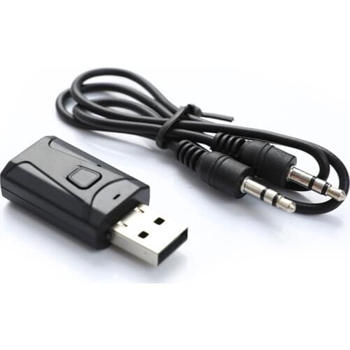 3 In 1 USB Transmitter Receiver Mic EDR Adapter Dongle 3.5mm AUX For TV PC Headphones Home Stereo Car HIFI Audio
