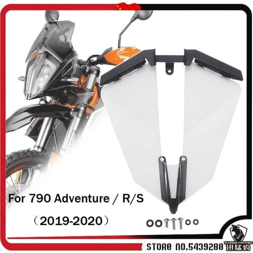 For 790 Adventure S R 790 ADV Motorcycle Accessories Headlight Protection Guard Cover Aluminum 2019 2020