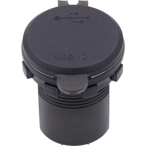 4.2A Dual USB Car Charger Volt Meter with LED Voltage Display, Low Voltage Warning Car Battery Monitor