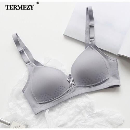 TERMEZY Seamless Bras Push Up Bras Super Breathable Underwear Sexy Bra 3/4 Cup Brassiere Gathering Bralette Summer Lingerie