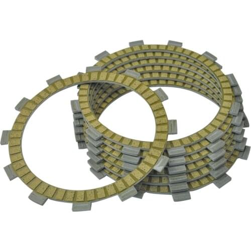 7Pc Motorcycle Friction Clutch Plates For Yamaha YFM350 U 96-98 YFM350 X Warrior 87-03 YFM350 R 07-13 YFM400 FW Kodiak 93-98