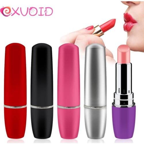 EXVOID Lipsticks Vibrator Mini Bullet Vibrating G-Spot Massager Clitoris Stimulator Magic Wand Sex Toys for Woman Masturbation