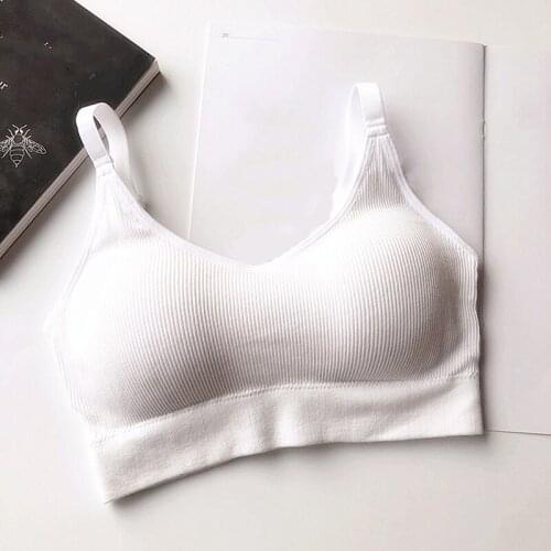 Seamless Sports Bra Women Padded Push Up Sports Bra Shockproof Running Fitness Bra Gym Workout Bra Sports Bra Vest