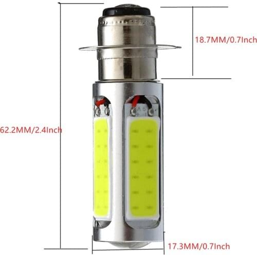 H6 P15D DC 12V Canbus Fog Light 12 SMD 1200LM Motorcycle Headlight Bulb Scooter Accessories Moto DRL For Suzuki Hi Lo Lamp Led