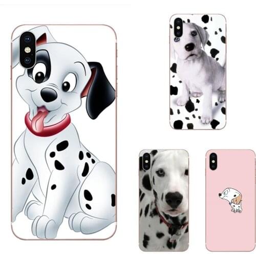 Kawaii Dalmatian Puppies Dog For iPhone 11 Pro 4 4S 5 5S SE 5C 6 6S 7 8 X 10 XR XS Plus Max Soft Mobile Phone