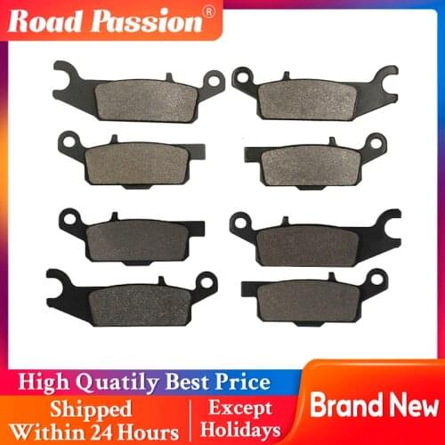 Road Passion Motorcycle Front and Rear Brake Pads For YAMAHA Kodiak700 Kodiak 700 YFM550 YFM 550 YFM700 YFM 700 GRIZZLY