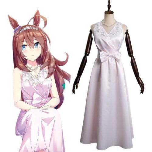 Pretty Derby Mihono Bourbon Cosplay Costume Dress Outfits Halloween Carnival Suit