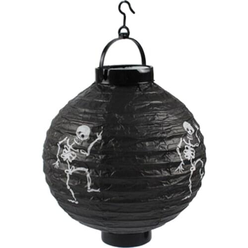 Round Halloween lamp Party Decoration Holiday Supplies Paper Lamp Decor fall decorations