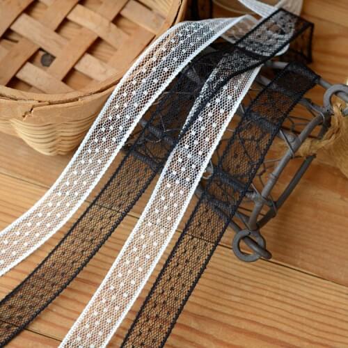 2019 hot sale Lace Accessories Black White Necklace Earrings Accessories Lace 1.5 cm H1503