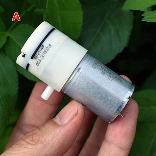 Mini 370 silent air pump diaphragm pump self-priming breast pump DC 3V-5V negative pressure pump exhaust valve vacuum machine