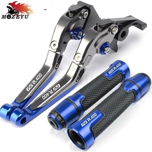 Motorcycle Grips Handle Grips Brake Clutch Levers For SUZUKI GSR400 GSR 400 2008 2009 2010 2011 2012 Brake Clutch Levers
