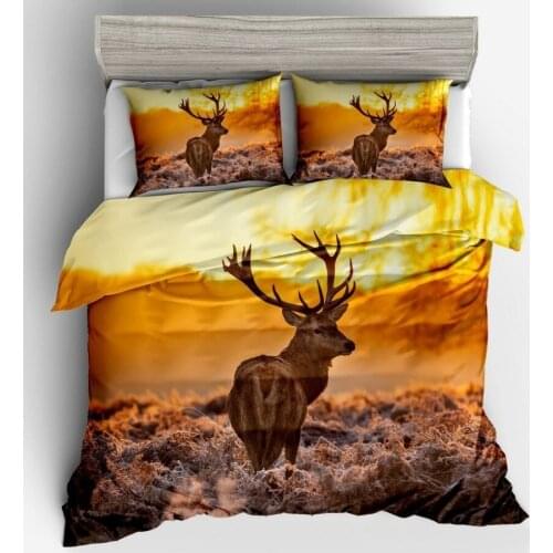 3D New Printed Bedding Set Animal Bedclothes Luxury Soft Duvet Cover King Queen Twin Full Single Double Bed Set Pillowcases