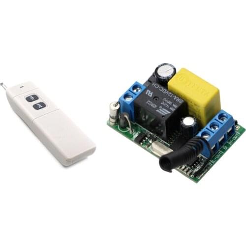 AC 220V 1 CH 1CH Relay Wireless Remote Control Switch Remote Power Switch Receiver 3000m Long Range Transmitter