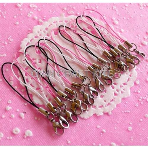 300pcs Cell Phone Straps Zipper Pull Straps with Lobster Clasp mix color or you pick