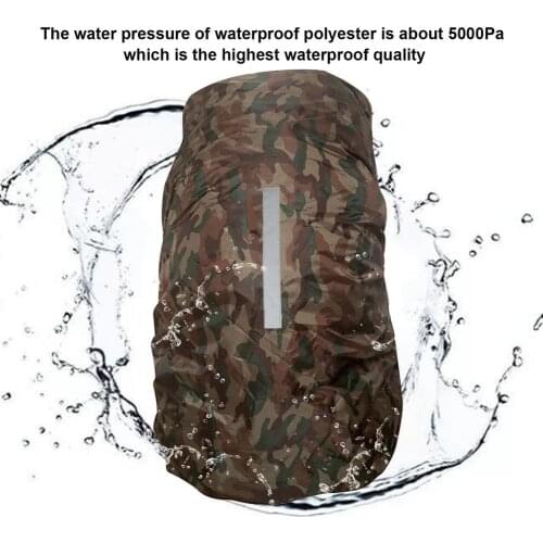 Backpack Waterproof Cover Reflective Rainproof Protector Waterproof Fabrics Cycling Bag Raincoat Rain Cover Outdoor Tools