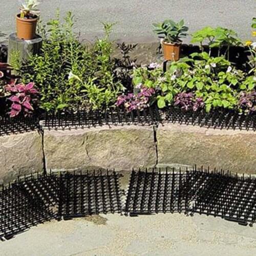 Garden Cat Scat Mats Anti-cat Prickle Strips Keep Cat Away Safe Plastic Spike 2m STTA889