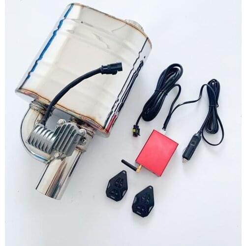 Car Exhaust Sounds Valve Muffler System With Remote Controller Universal Stainless Modified Silencer