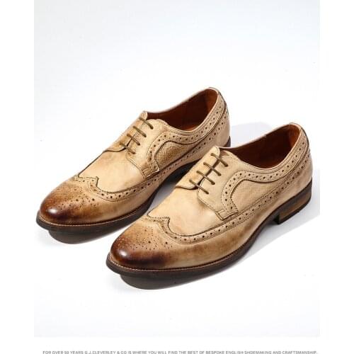 Fashion Men Oxford Shoes Style Lace up Mans Wedding Office Party Dress Leather Shoes Men Classic Shoes