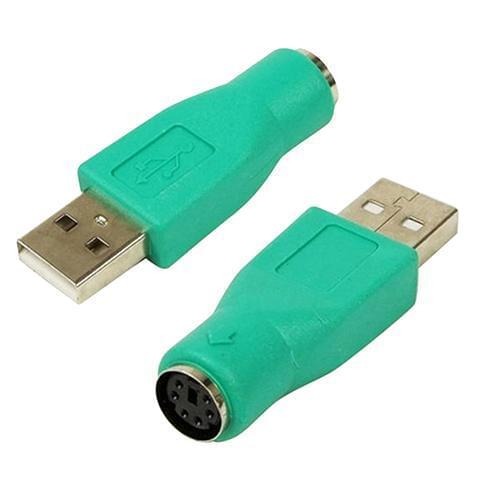 USB Male Port to PS/2 Female Converter Adapter for PC Computer Keyboard Mouse